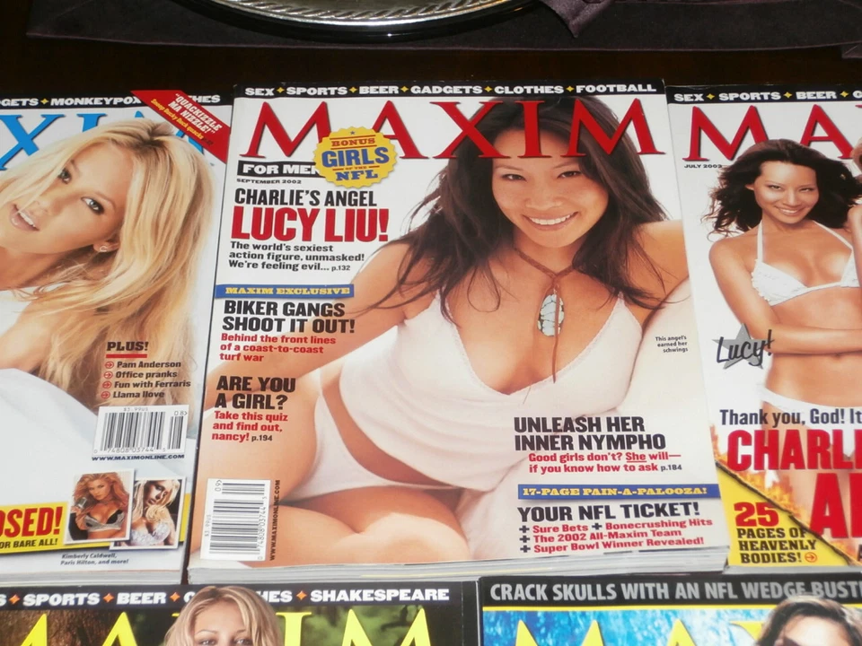 SEPTEMBER 2002 MAXIM MAGAZINE #57 LUCY LIU COVER - Image 1 of 1