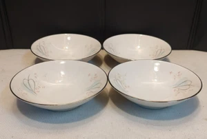 HTF Set of 4 Vintage Homer Laughlin Triumph Woodland Berry Dessert Bowls MCM USA - Picture 1 of 11