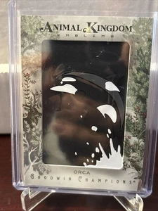 2025 Upper Deck Goodwin Champions Animal Kingdom Embleme Level 2 #58 Orca - Bild 1 von 3