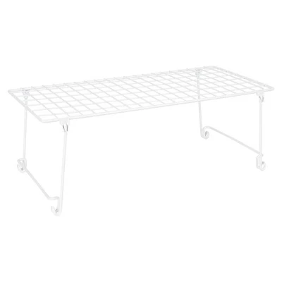 Unidad de estante de alambre de acero inoxidable ClosetMaid Stack & Hang 21,5 x 10,75 x 7,87", blanco Foto 1 de 4