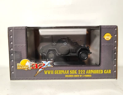 1:32 Ultimate Soldier WWII German SdKfz 222 Armored Car w/ 3 Figures 20250 - Image 1 of 3