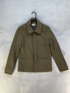 J.Crew Wallace & Barnes Army Green Wool Jacket Size S - Picture 1 of 10