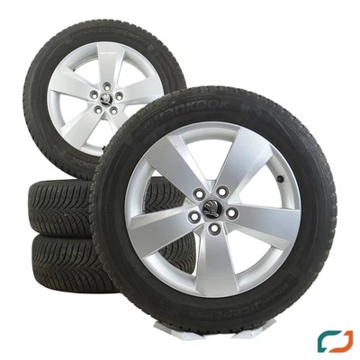 Original Skoda Scala Winterräder Winterreifen 16 Zoll 657601025J 195/60 R16 89H - Bild 1 von 4