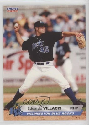 2003 Choice Wilmington Blue Rocks Eduardo Villacis #11 - Image 1 of 2