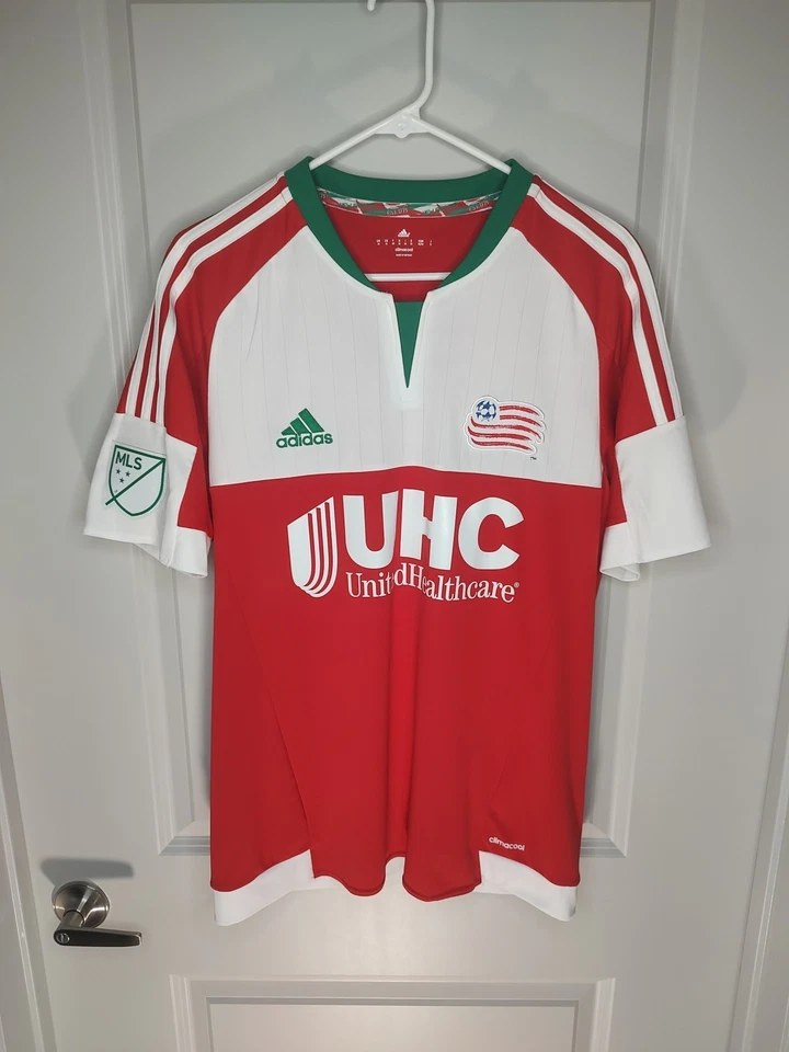 Adidas New England Revolution Mls Soccer Jersey Climacool Men's Size Medium  - Image 1 of 4