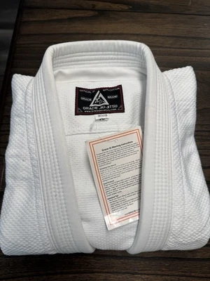 Gracie Jiu-Jitsu Oficial Go 100% Cotten Talla 4/170, Nuevo con Etiquetas Foto 1 de 4