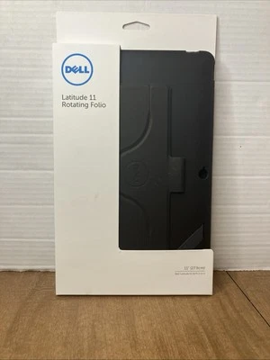 Genuine Dell Latitude 11 5175 2-in-1 Rotating Tablet Folio Case Black - image 1 of 4