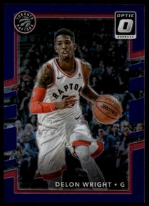 2017-18 Donruss Optic Delon Wright #140 Blue Velocity 🔥 Toronto Raptors - Bild 1 von 2
