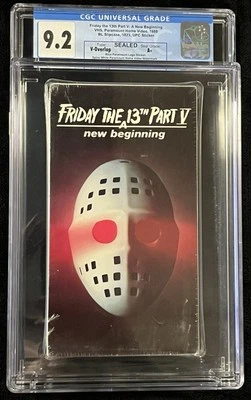 1988 Friday The 13th PART V:  A New Beginning VHS Factory Sealed A+ CGC 9.2 VGA - Image 1 of 4
