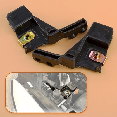 Headlight Mount Bracket Left & Right Pair Set Fit For Ford Fusion Lincoln MKZ - Image 1 of 4