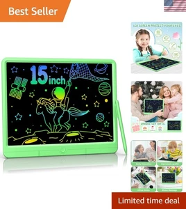 Tablette de dessin magique écologique 15 pouces pour enfants - Fun et apprentissage combinés - Photo 1/9
