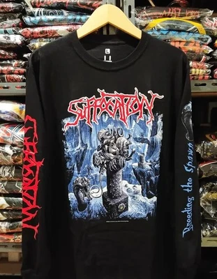 RARE! SUFFOCATION - BREEDING THE SPAWN LONG SLEEVE TSHIRT FOR XMAS GIFT - Image 1 of 4