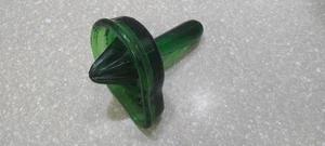 MOSSER vintage Green Glass lemon lime juicer reamer - Picture 1 of 5