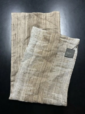 Restoration Hardware Naya Handwoven Abstract Pillow Cover XL Lumbar Sand Beige - Image 1 of 4