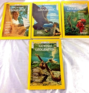 4 issues of National Geographic Magizine - 1971 - Picture 1 of 1