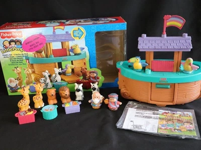 Complete Vintage Noah's Ark Fisher Price Little People with all the animals/ - Image 1 of 4