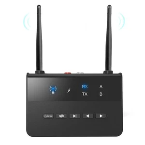 Bluetooth 5.0 RCA Transmitter Receiver Audio Adapter Converter 3.5mm AUX Jack C - Photo 1/19