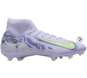 Nike Zoom Mercurial Superfly 10 Academy Tierra Firme FB UK 12 Púrpura Moldeado Tachuela - Imagen 1 de 5