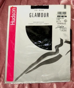 HUDSON Strumpfhose GLANZ Collant Tights 20 DEN schwarz GLAMOUR transparent 42/44 - Bild 1 von 2