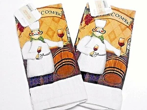 Home Store Chef Weinfass Deko Küchentücher 2 Stück - Bild 1 von 1