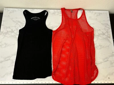 Camiseta sin mangas Xersion Aero Workout para mujer talla S lote de 2 espalda deportiva cuello redondo malla D Foto 1 de 4