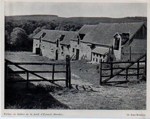 1938 -- FERME EN LISIERE DE LA FORET D ECOUVE PERCHE C692 - Picture 1 of 1