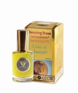 Aceite de unción de oro - León de Judá - 12 ml / 0,4 oz de Holyland Jerusalén - Imagen 1 de 1