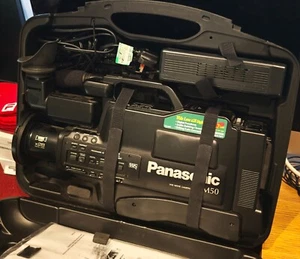Vintage (Collectable) Panasonic NV-M50 VHS Professional Video Movie Camera +case - Picture 1 of 20