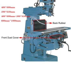 Protective Way Rubber Accordion Dust Cover Retractable for Milling Lathe Machine - Picture 1 of 10
