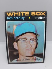 1971 Topps Set Break Tom Bradley Rookie #588 Chicago White Sox EX CONDITION 