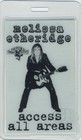 MELISSA ETHERIDGE 1994 LAMINATED BACKSTAGE PASS