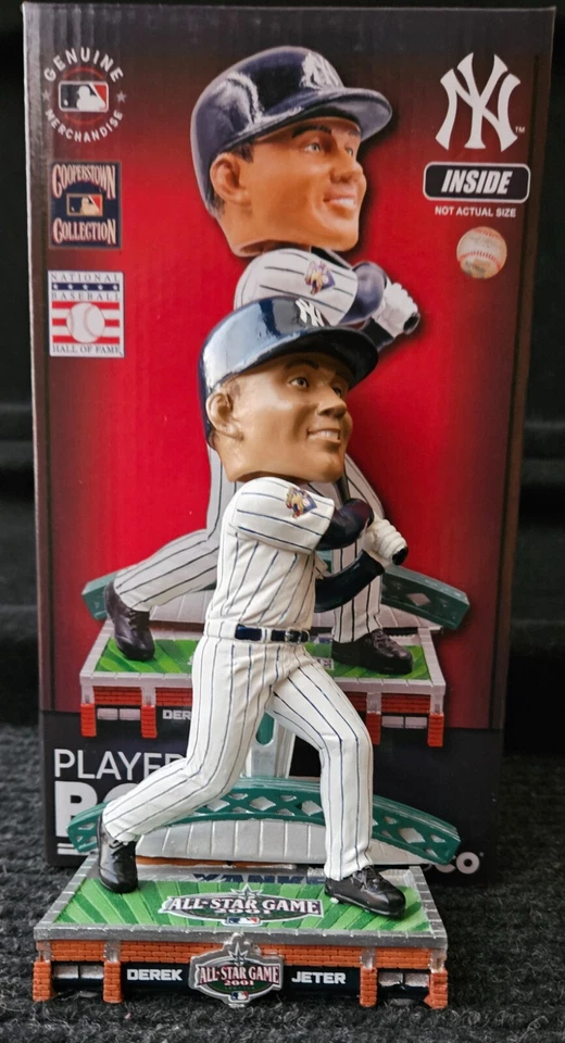 Derek Jeter NY Yankees 2001 MLB Juego de Estrellas Conmemorativo Bobblehead #/72 Foto 1 de 1