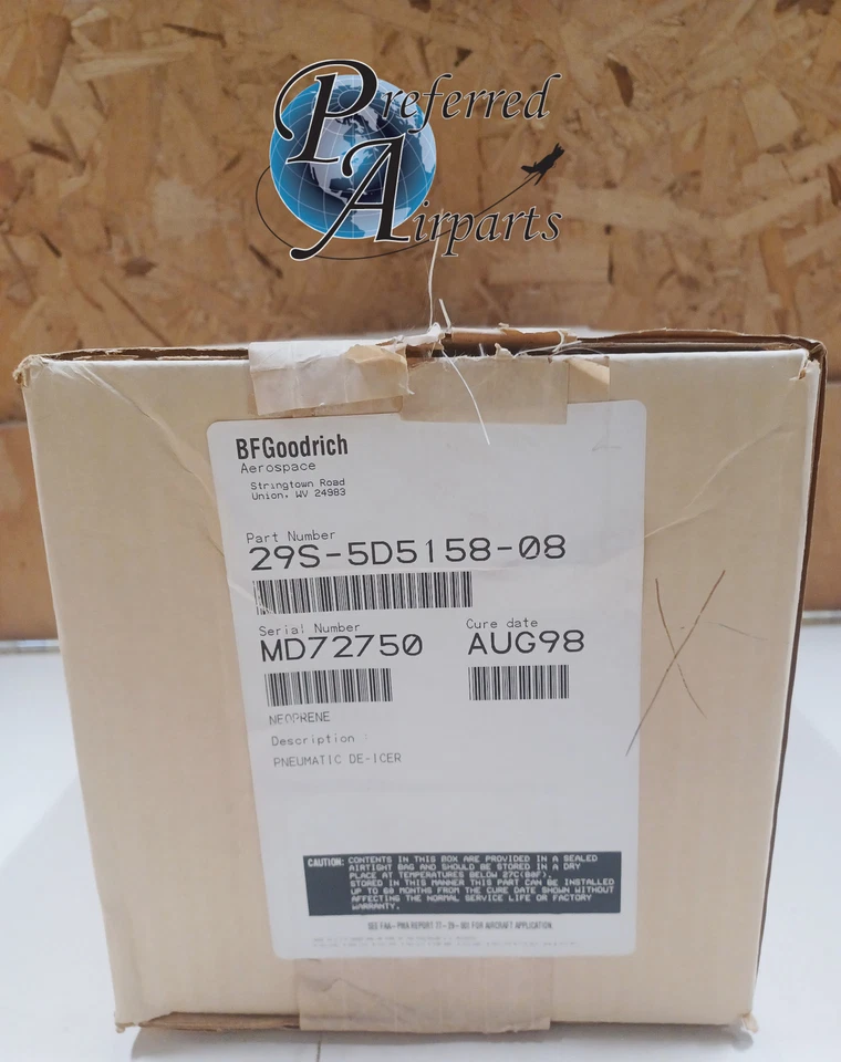 Nuevo Descongelador Estabilizador Horizontal Derecho BF Goodrich Embraer p/n 29S-5D5158-08 Foto 1 de 1