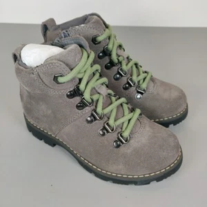 Clarks Heath Hike K Boys Girls Unisex Grey Suede Leather Boots UK Size 11.5F - Picture 1 of 9