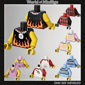 LEGO Minifig Shirt Torsos 76382 "NEW" - All Styles & Colors Available - Picture 1 of 52