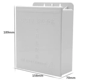 Plastic Waterproof Box For Power Over Ethernet PoE Splitter CCTV Equipment - Afbeelding 1 van 7