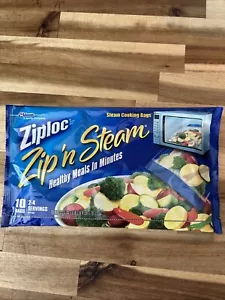 Bolsas de cocina a vapor Ziploc Zip'n, 10 unidades grandes DESCONTINUADAS - Imagen 1 de 1