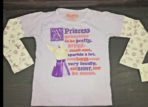 Nuevo Olivia el Cerdo Princesa Top Camisa 24.95 Talla 5 5t - Imagen 1 de 2