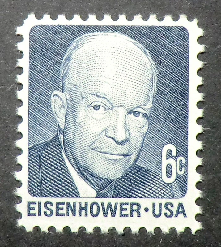 1393 MNH 1970 6c Dwight D Eisenhower President 5 Star General Army World War II  - Image 1 of 1