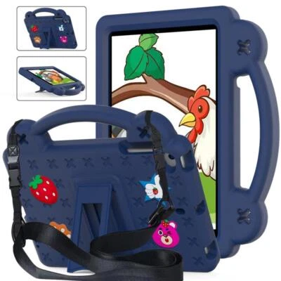 Kids Case For iPad mini  5 4 3 2 1 Shockproof Stand Rugged Strap Hybrid Cover - Image 1 of 4