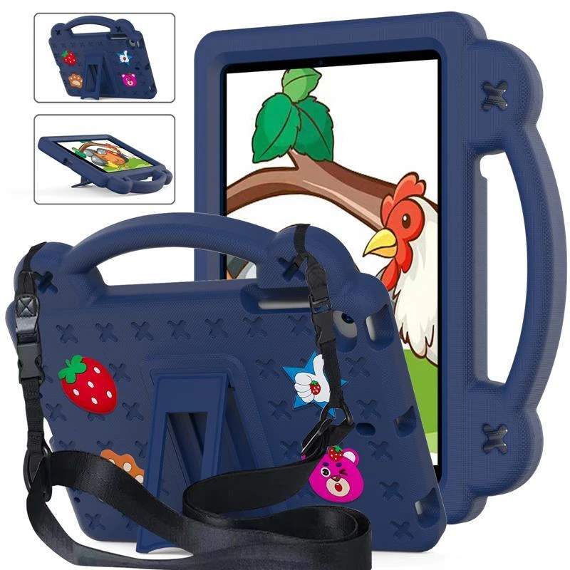 Kids Case For iPad mini  5 4 3 2 1 Shockproof Stand Rugged Strap Hybrid Cover - Image 1 of 4