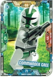 Lego ® Star Wars ™ Series 1 Collectible Card 50 - Commander Gree - Picture 1 of 1