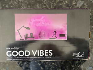 Good Vibes Neon Sign for Wall Decor Powered by Usb Neon Light for Bed.