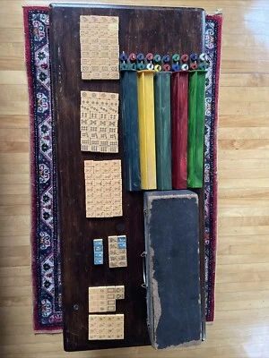 Met Games Vintage Mahjong Set - 152 Pieces Very Rare - Image 1 of 4