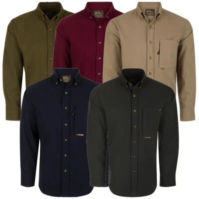 Drake Waterfowl Autumn Brushed Twill Solid Long Solid Sleeve Shirt - Image 1 of 4