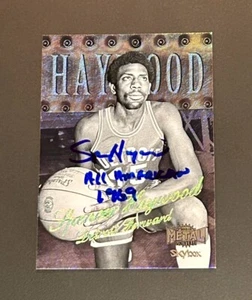 Spencer Haywood 2012 Fleer Retro Gemme Metallo Prezioso Firmato Autografo #/50 JSA - Foto 1 di 4