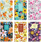 6 Packs Floral Notebooks With Bible Verse Inspirational Quote 80 Pages Lined 40