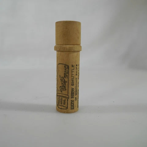 Lot of 2 Vintage Boyd Brand Sewing Needle Wooden Tube Wood Case Etui Cover