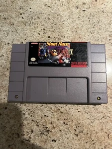 Stunt Racer Super FX Nintendo SNES Game Cart TESTED - Picture 1 of 3