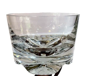 Krosno Poland Clear Crystal Round Candy Bowl - Art Glass 4.75" x 3.5” - Picture 1 of 9